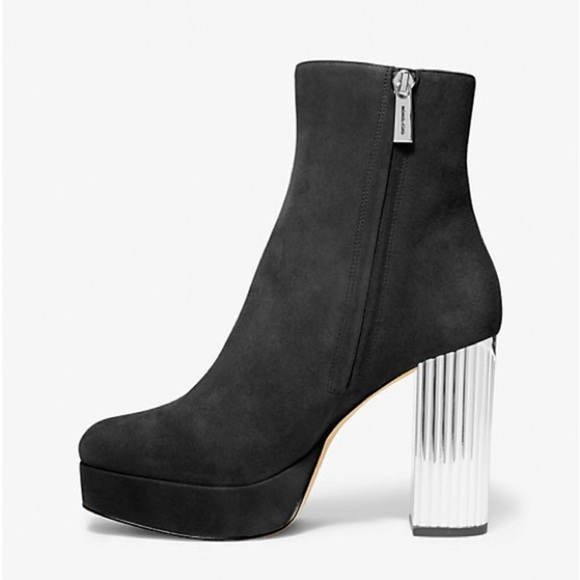Michael Kors | As Is Porter Suede Platform Ankle Boot - Picture 2 of 7